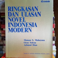 Ringkasan dan Ulasan Novel Indonesia Modrn