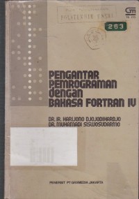 Image of Pengantar Pemrograman dengan Bahasa Fortran IU