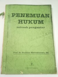 Image of Penemuan Hukum [Sebuah Pengantar]