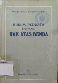 Image of Hukum Perdata tentang Hak Atas Benda