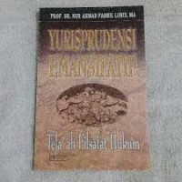Image of Yurisprudensi Emansipatif : Telaah filsafat hukum