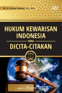 Image of Hukum Kewarisan Indonesia yang Dicita-citakan