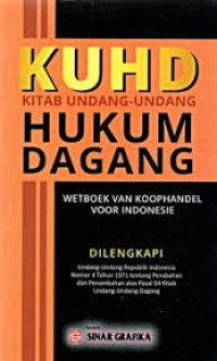 Image of Kitab Undang-Undang Hukum Dagang [KUHD]