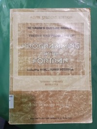Image of Schaum's Outline of Theory And Problems of Programming with Fortran