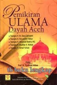 Image of Pemikiran Ulama Dayah Aceh