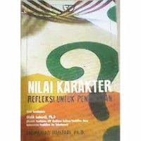 Image of Nilai Karakter Refleksi Untuk Pendidikan