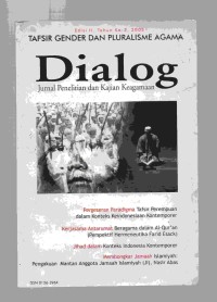 Image of Tafsir Gender Pluralisme Agama : Dialog Jurnal Penelitian dan Kajian Keagamaan