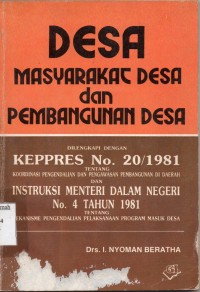 Image of Desa Masyarakat Desa dan Pembanggunan Desa