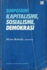 Image of Simposim Kapitalisme, Sosialisme, Demokrasi
